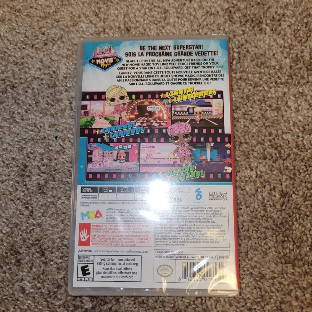 LOL SURPRISE MOVIE NIGHT‎  - Nintendo Switch Brand New